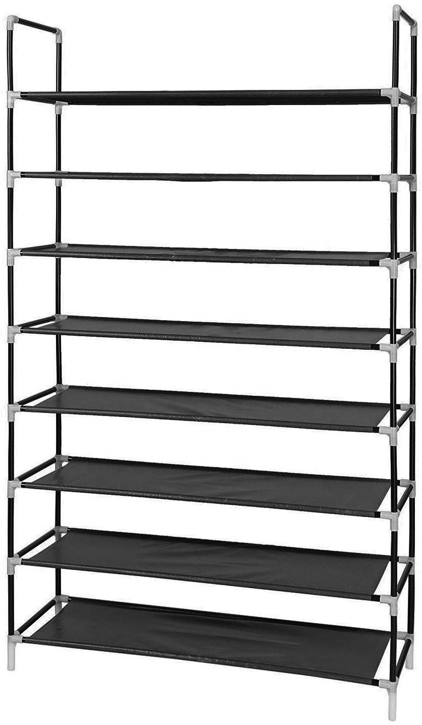 10 Tiers Shoe Rack 50 Pairs Non-woven Fabric Shoe Tower Organizer Cabinet