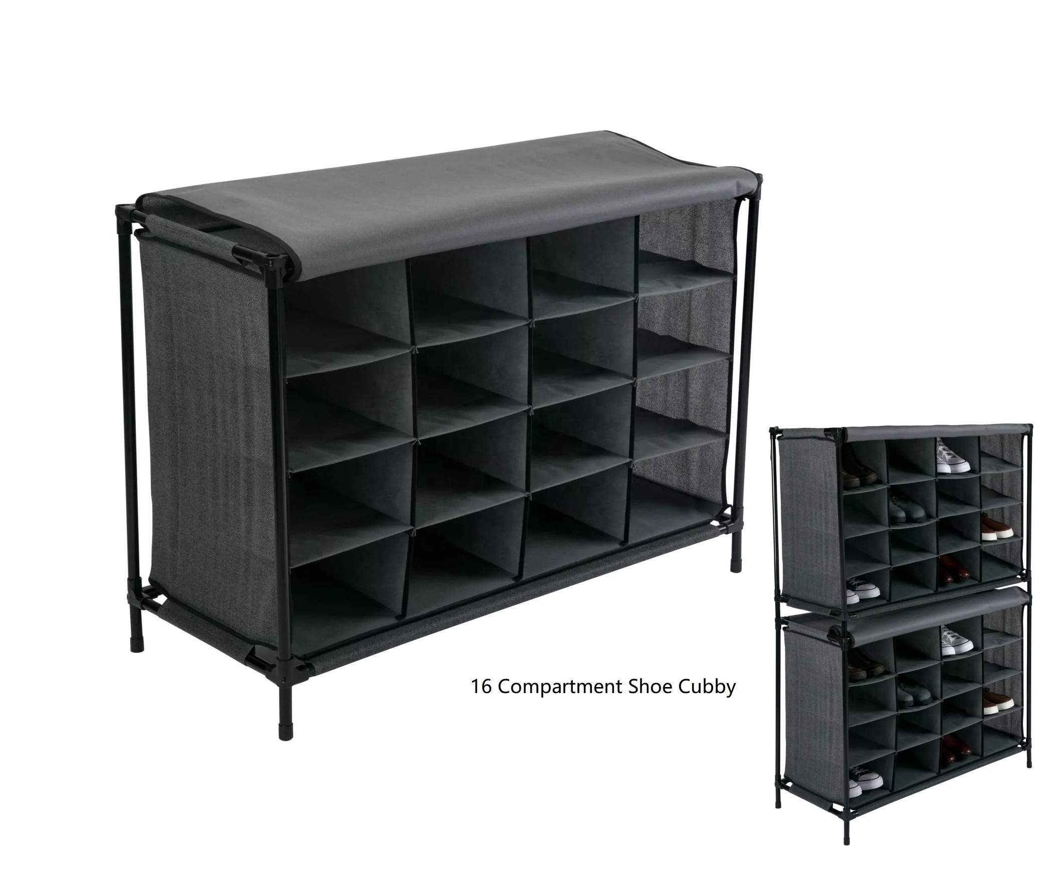 Modern Cubby Covered Plastic Shoe Rack, Shoe Store Display Racks, Stackable Plastic Shoes Rack/