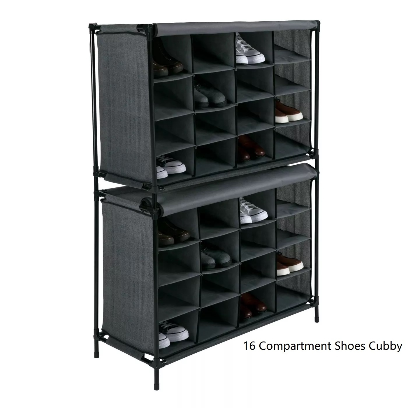 Modern Cubby Covered Plastic Shoe Rack, Shoe Store Display Racks, Stackable Plastic Shoes Rack/