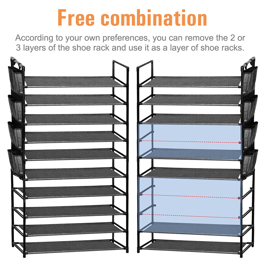 Best Selling Top Quality Stand Save Your Space Folding Shoe Shelves Rack for Home Organization