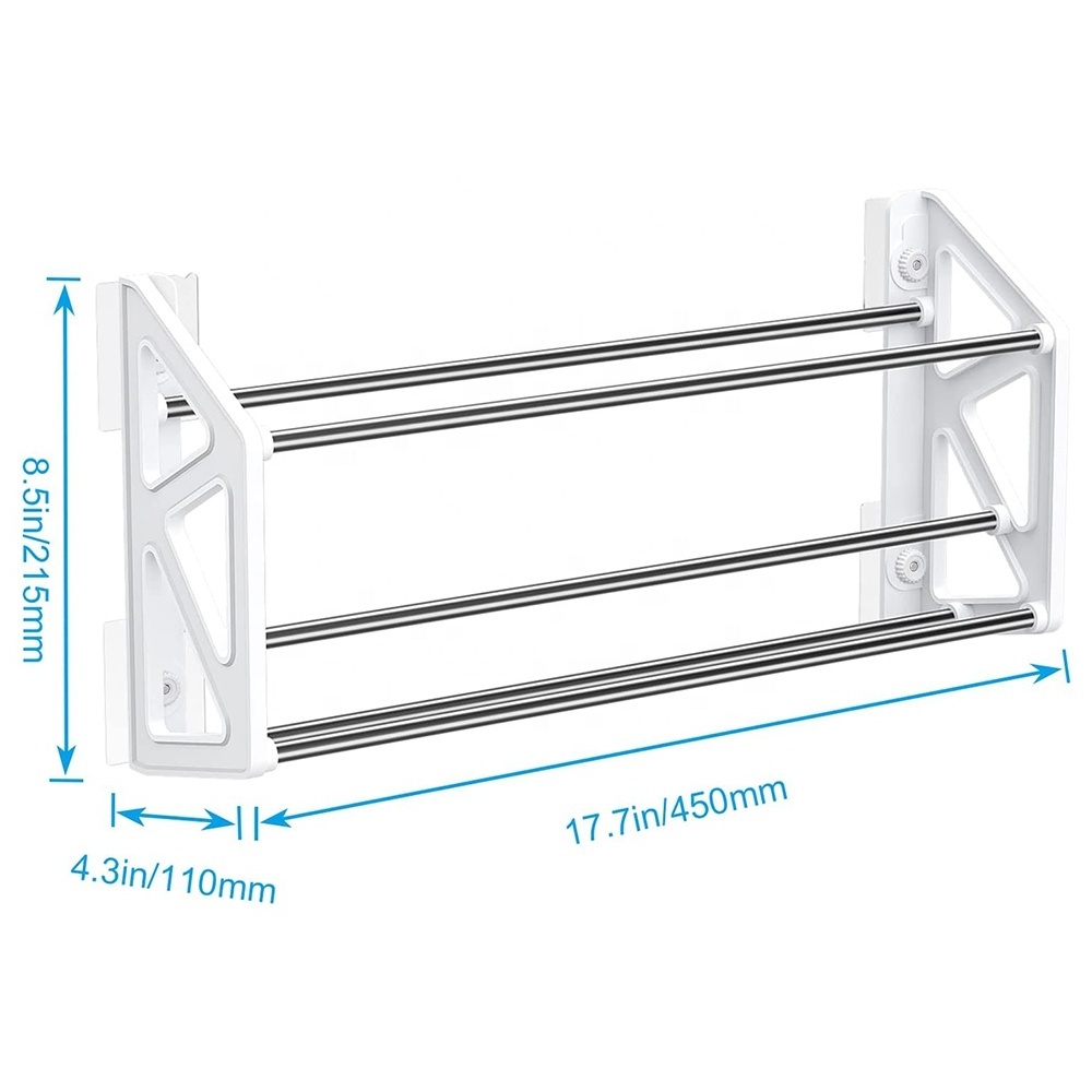 Living room furniture shoe rack Door Hanging Removable Storage Aluminum Shoe Rack