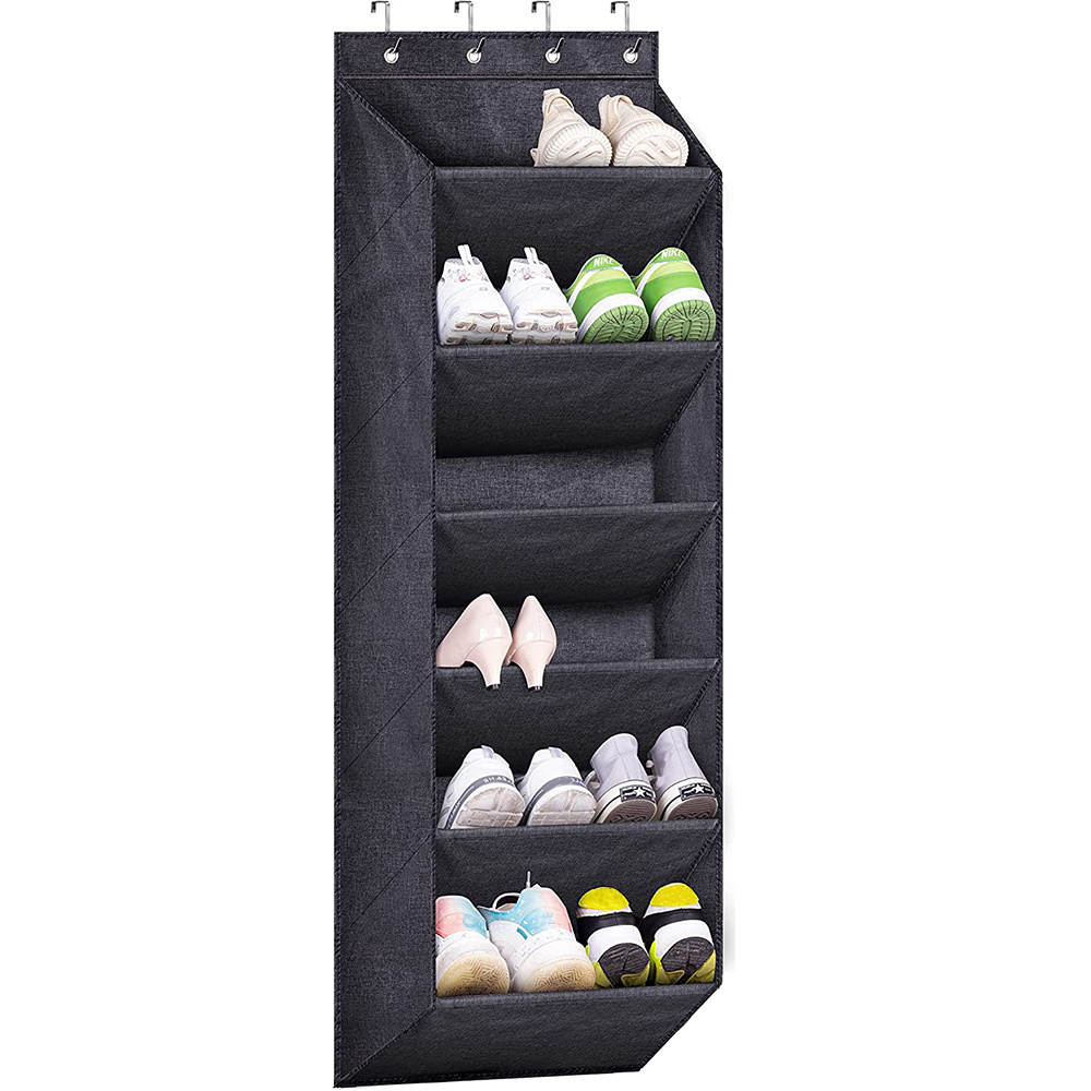 NEW Amazon Hanging Closet Holder Hanger Storage Bag Rack Foldable Over The Door Shoe Organizer