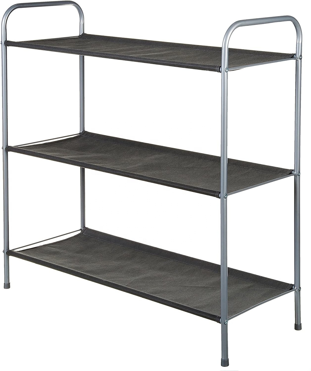 Home Storage and Organization Collapsible 3 Tiers Closet Shelf Organizer with 2 Drawers