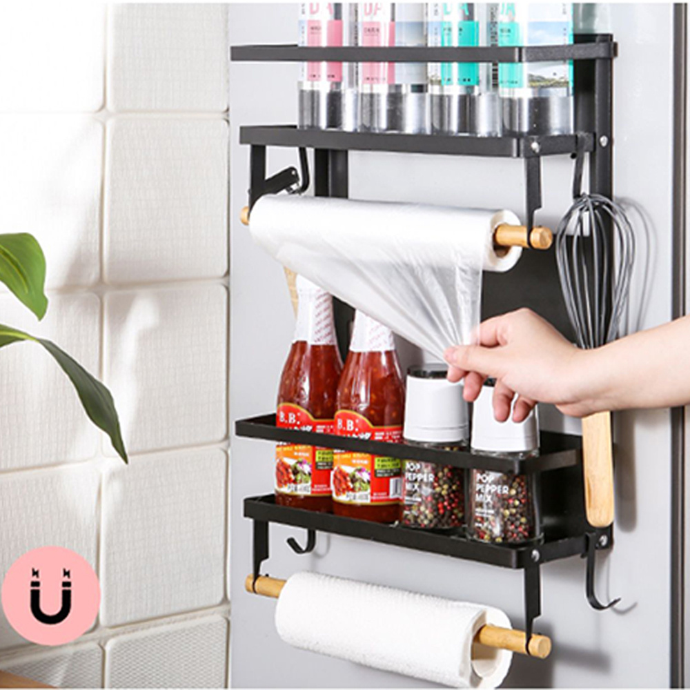 2023 Hot Sale Folding Wall Shelves For Kitchen Multipurpose Storage Rack Shelf Holder Metal Modern Estante de almacenamiento