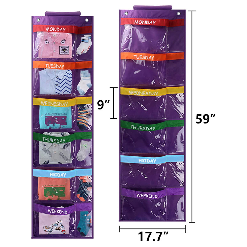 Foldable Custom Manufacturer Hanging Organizer Storage Wardrobe 6 Layers Non-Woven Fabric Closet Organizer