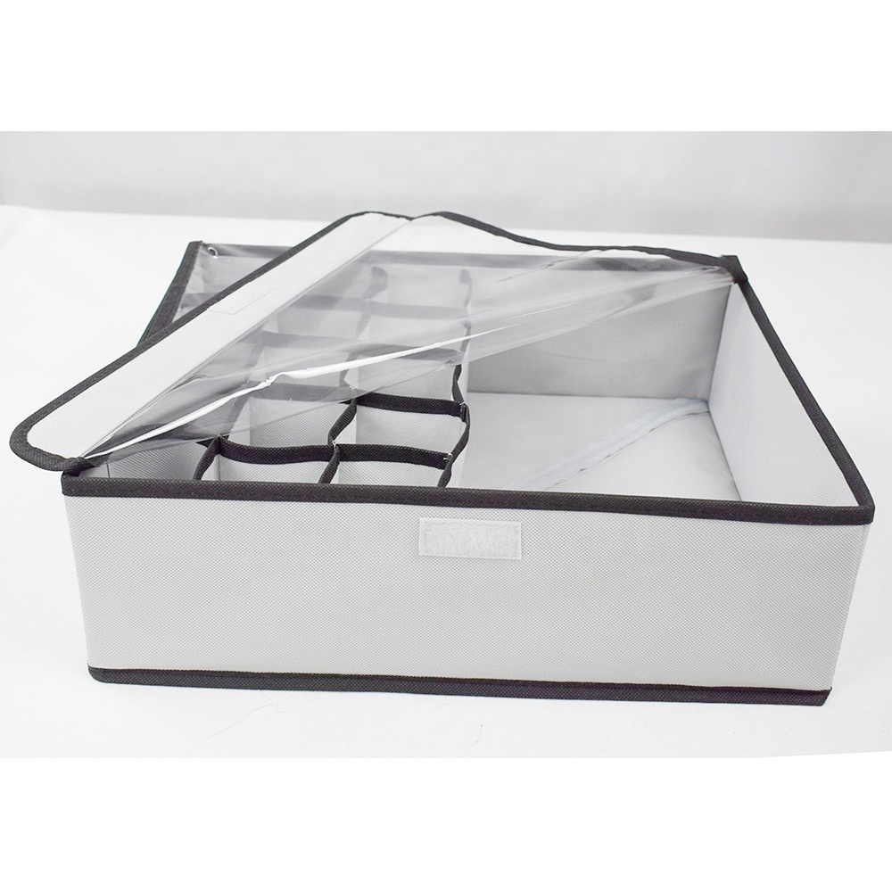 Clear Cover Closet Storage Drawers Wardrobe Organizer Clothes Storage Boxes