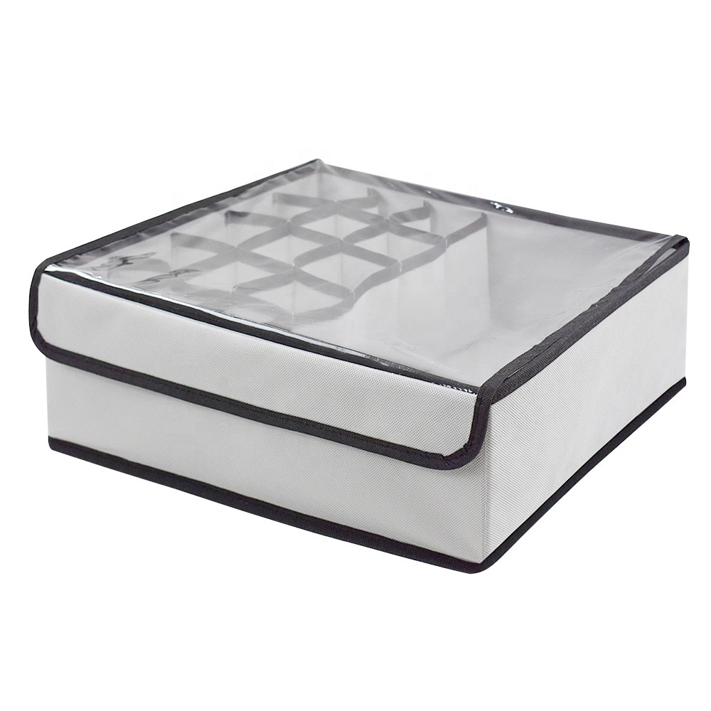 Clear Cover Closet Storage Drawers Wardrobe Organizer Clothes Storage Boxes