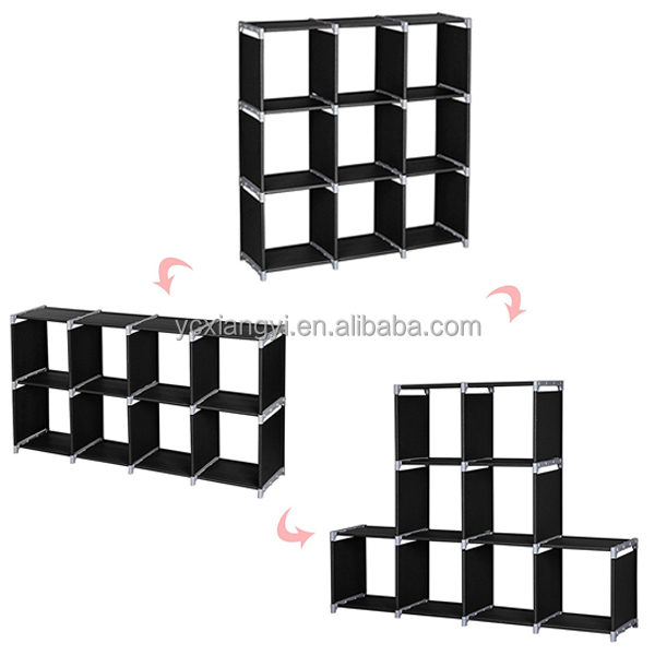 DIY 9 Cube Organizer Storage Cabinet Bookcase Storage Organizer Modular Storage Cabinet Wardrobe Closet Organizer