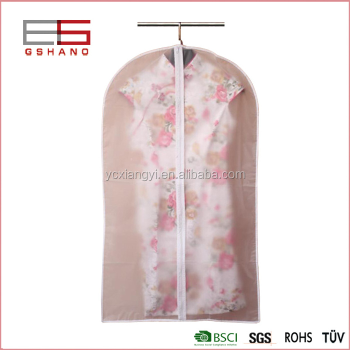 Wholesale Transparent Plastic Clothes Bag PEVA Garment Covers