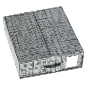 New Arrival Storage Box Non-woven Fabric Bed Sheet Organizer Box Foldable Sheet Cube for Duvet Covers and Pillowcases