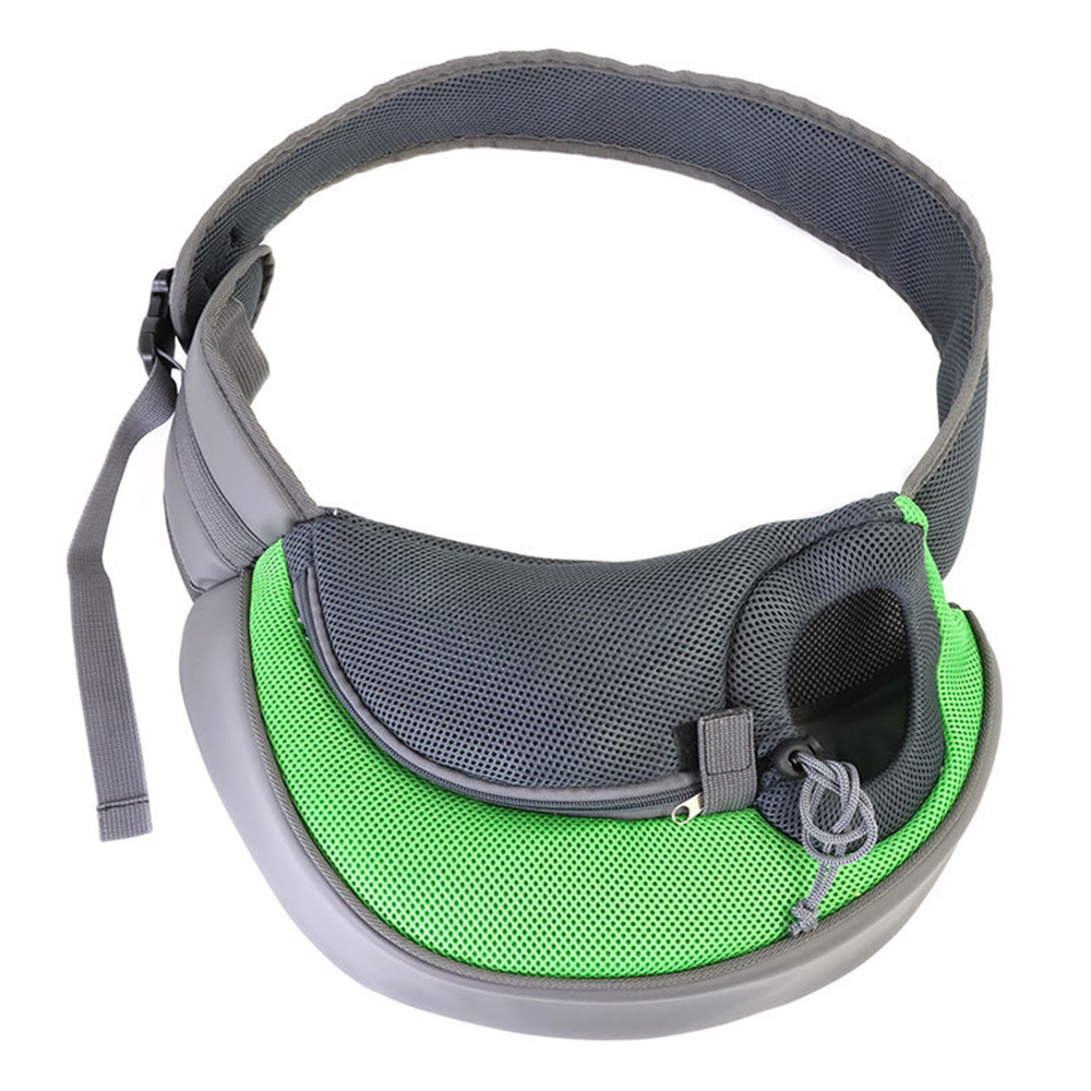 2024 wholesale Breathable Mesh Travel Safe Sling Bag Carrier Adjustable Shoulder Strap Sling Pet Carrier