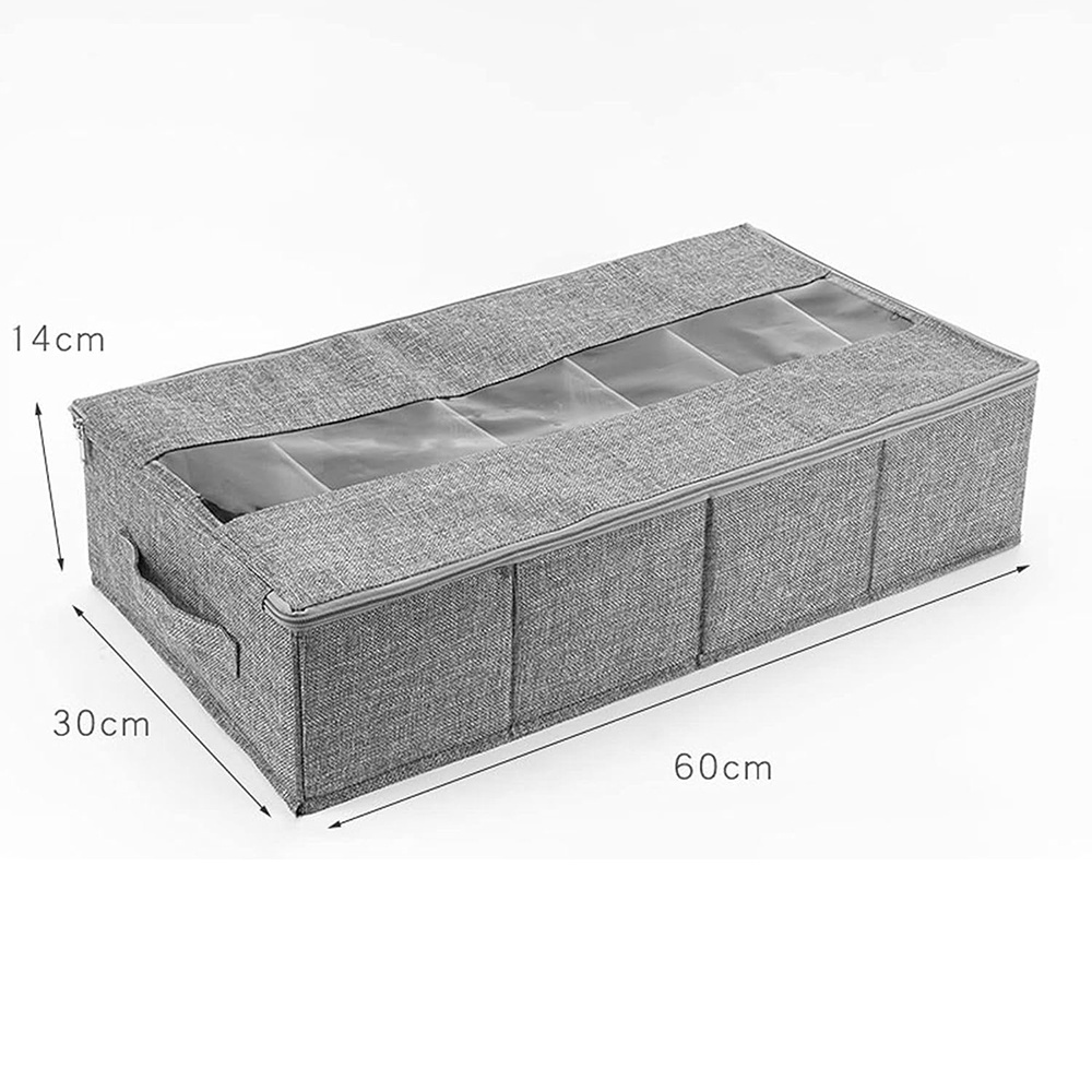 New Design Set of Two Under Bed Shoe Organizer for Closet Storage Shelves Space Saving Shoe