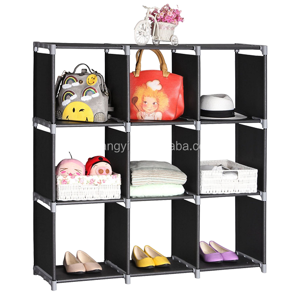 DIY 9 Cube Organizer Storage Cabinet Bookcase Storage Organizer Modular Storage Cabinet Wardrobe Closet Organizer