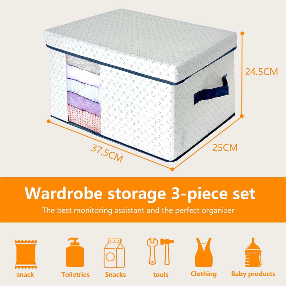 China Factory Price Fabric Closet Organizers and Storage Cube Basket for Home Office Bedroom