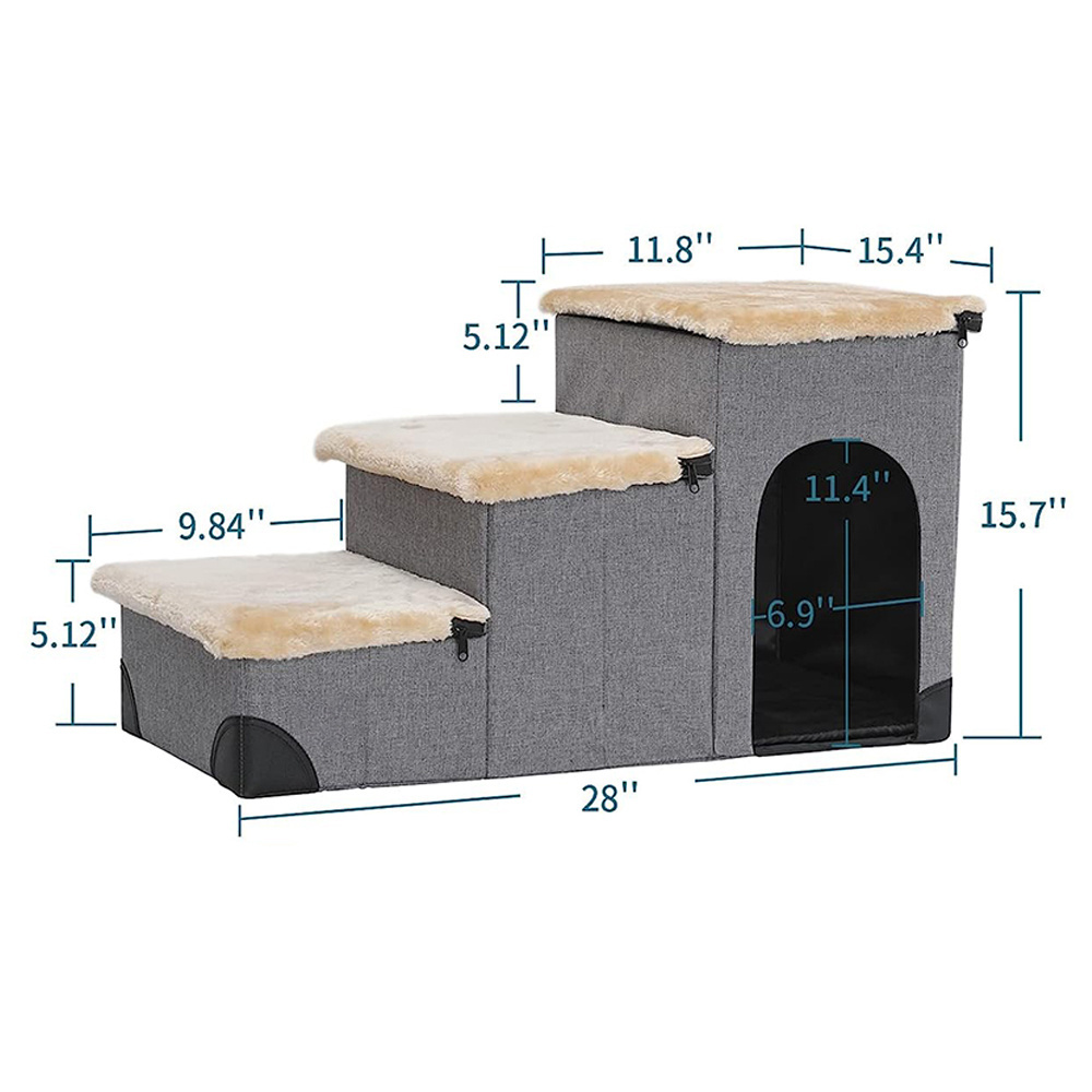 The New Winter Style Can Be Customized With Layers For Easy Assembly Of Pet Ladder And Cat Frame