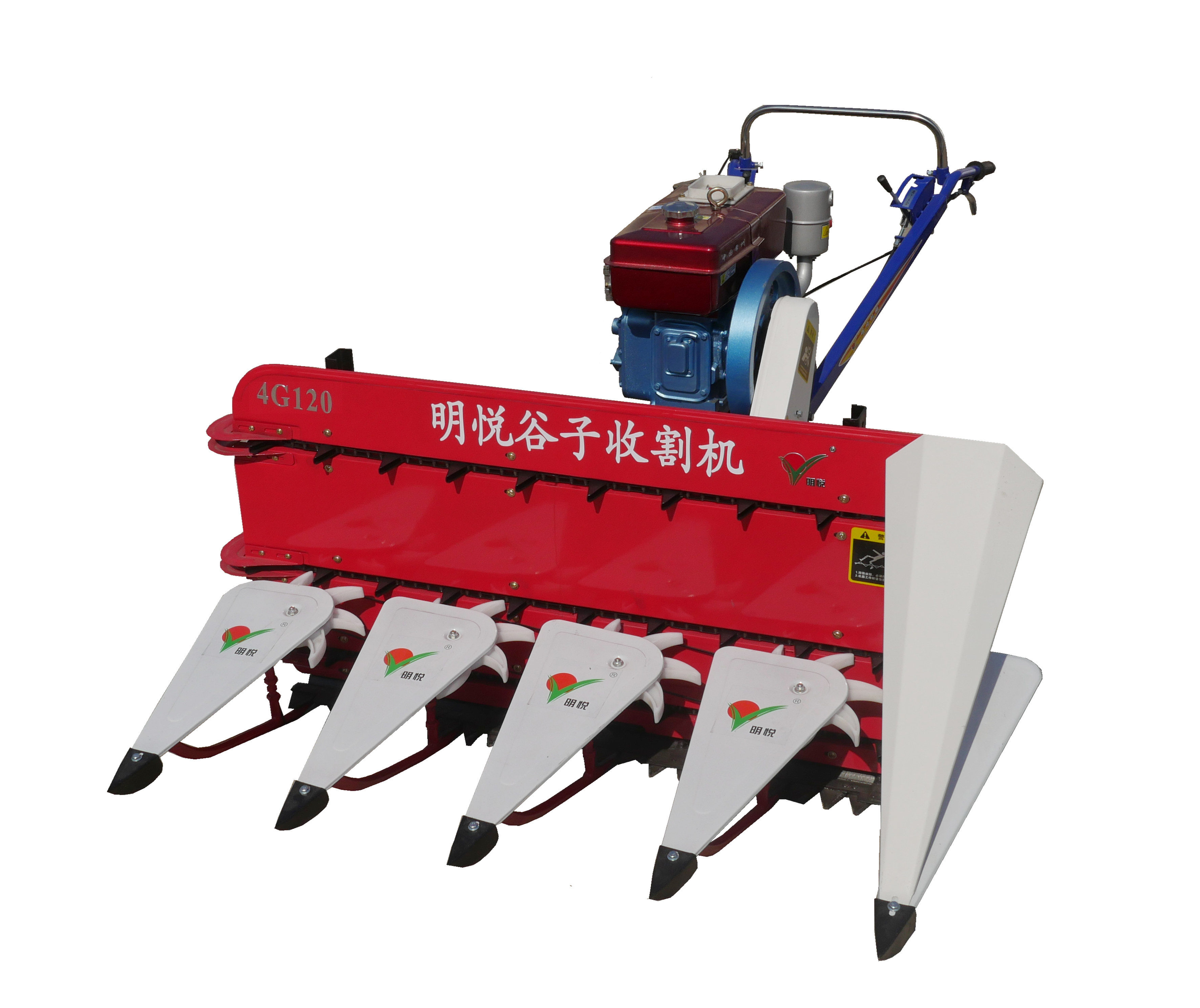 Miwell Grain Paddy Rice Mini Harvester Easy Operate Crops Oats Barley Millet Reaper