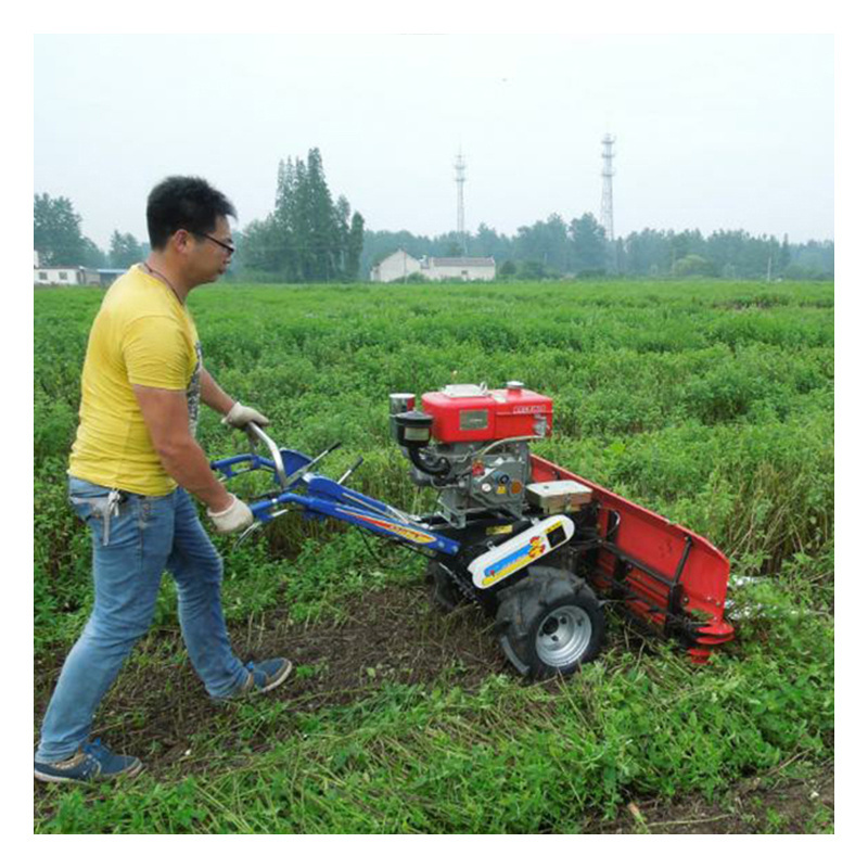 mini tractor reaper 4GL120 paddy reaper cutting head coupled with mini tractor cutter head