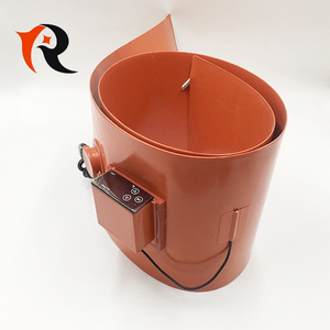 220V silicone rubber oil drum heater with digital thermostat