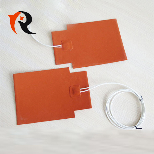 12V Silicone Rubber Heater pad For Battery Heating