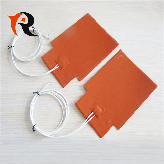 12V Silicone Rubber Heater pad For Battery Heating