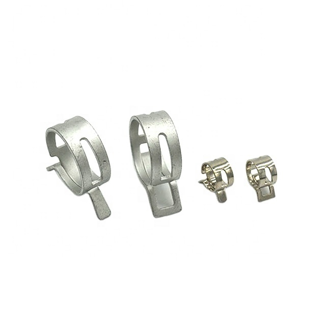 Dacromet plated constant tension spring band hose clips hose clamps