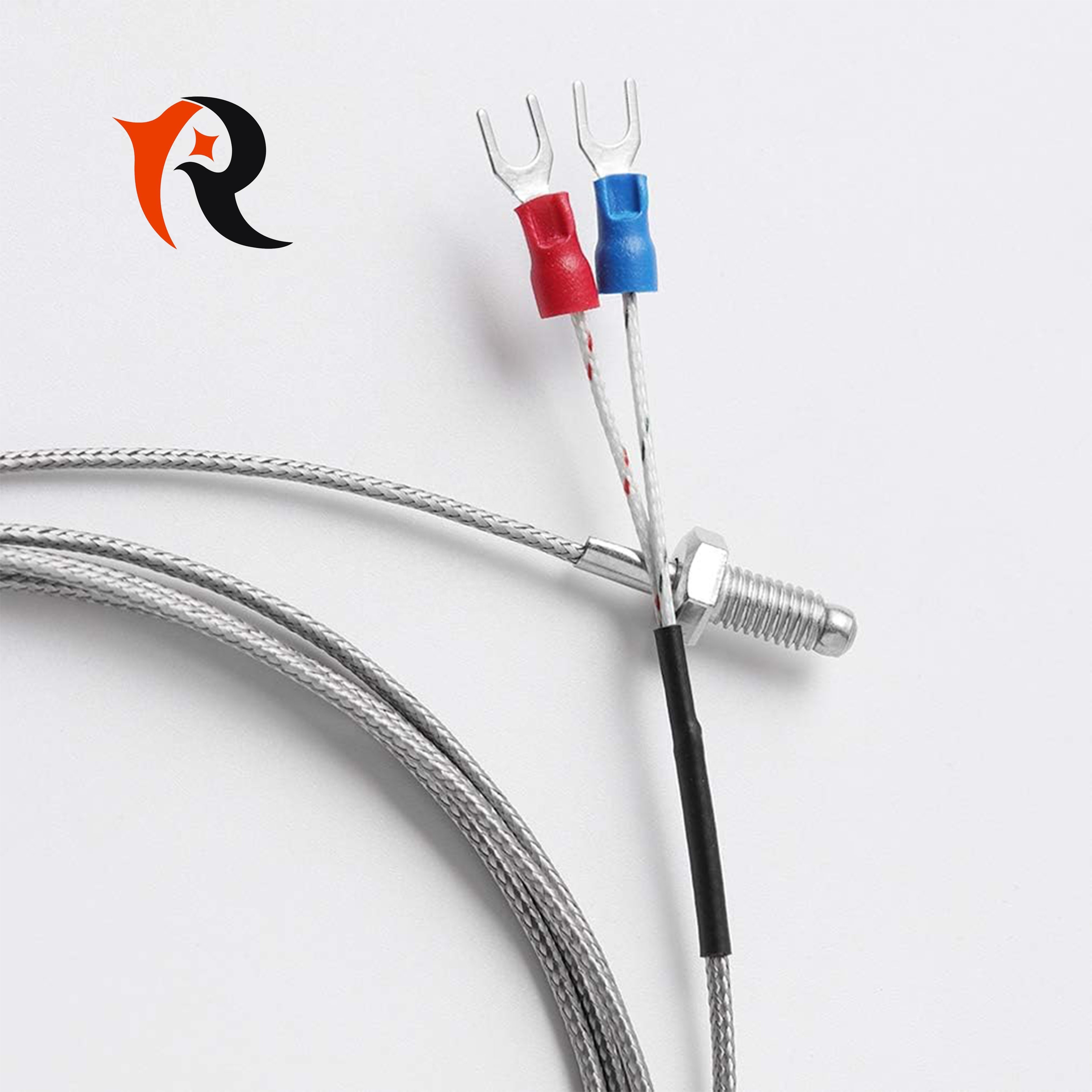 High capacity M6 screw thread industry probe temperature sensor E K j type thermocouple