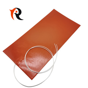 Flexible silicone heating pad 48V electric silicone rubber heater for battery