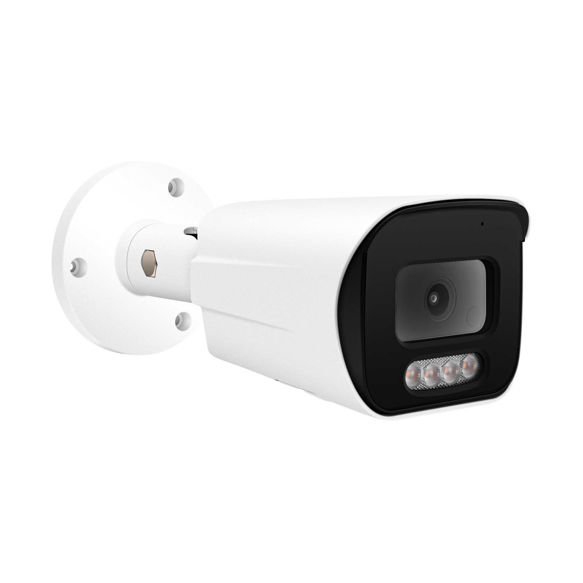 4MP Active Deterrence Dual-light Bullet Security Network IP Camera Full Color Sound Alarm Build in Mic.&Speaker Human Detection