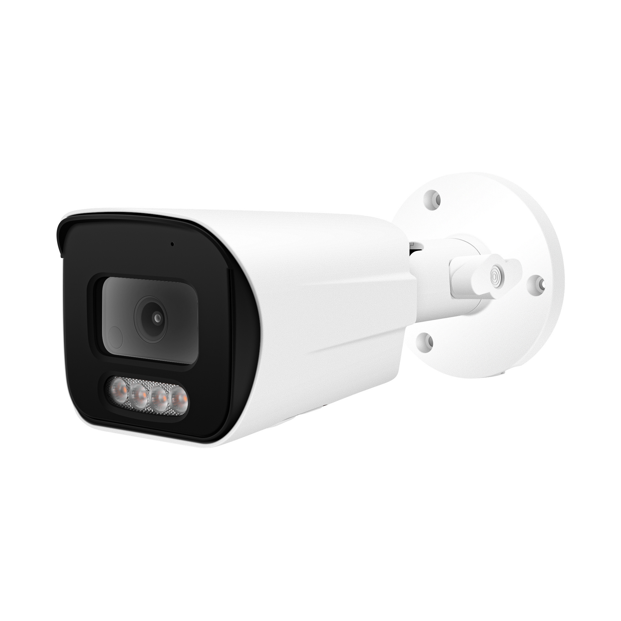 4MP Active Deterrence Dual-light Bullet Security Network IP Camera Full Color Sound Alarm Build in Mic.&Speaker Human Detection