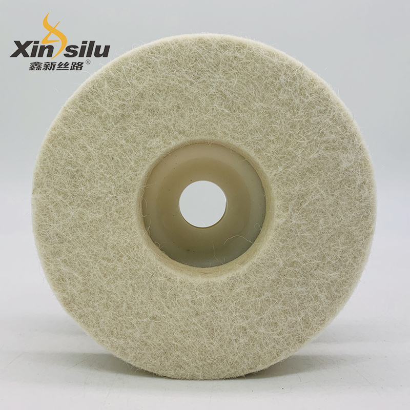 Customized Wool Felt Flap Disc abrasive wheel  with Fiberglass Backing for Metal Stainless Steel Glass Ceramic Polishing