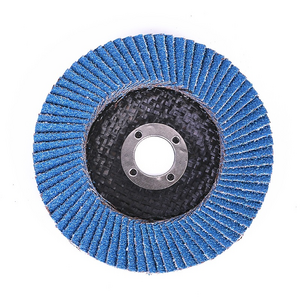 XINSILU 4.5 Inch Premium high density blue abrasive tools mesh cover flexible flap disc grinding wheel