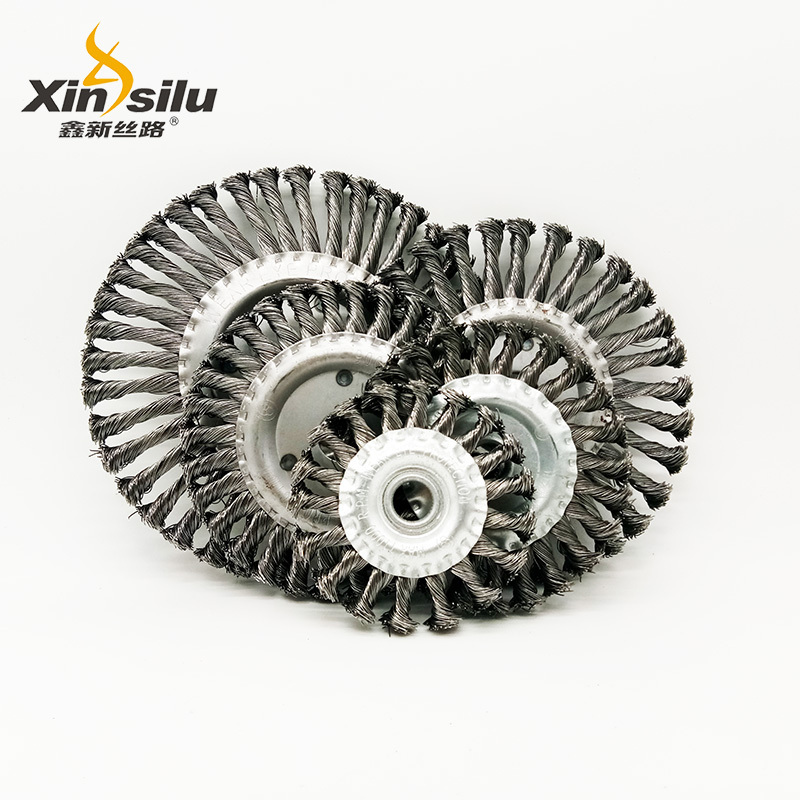 Coarse Twisted Stainless Steel Wire Wheel Brush for Rust Removal