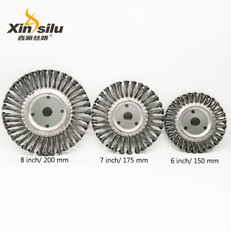 Coarse Twisted Stainless Steel Wire Wheel Brush for Rust Removal