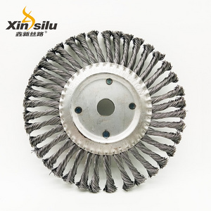 Coarse Twisted Stainless Steel Wire Wheel Brush for Rust Removal