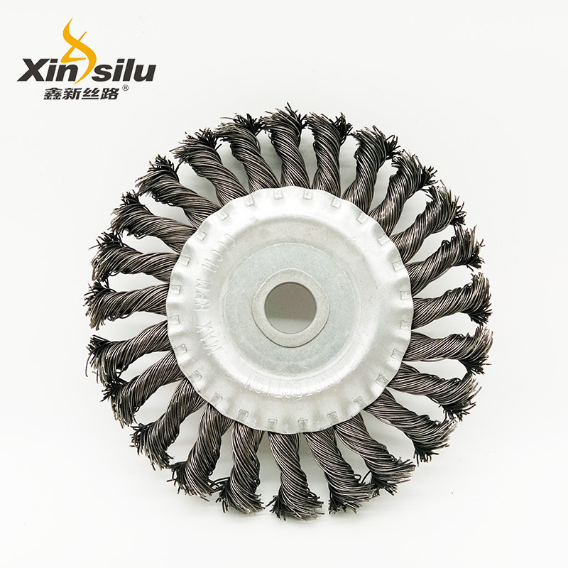 Twisted Stainless Steel Polishing Wire Wheel  for Rust Removal