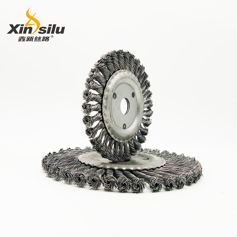 Twisted Stainless Steel Polishing Wire Wheel  for Rust Removal