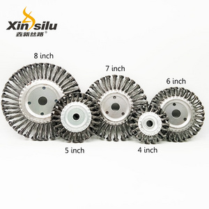 Twisted Stainless Steel Polishing Wire Wheel  for Rust Removal