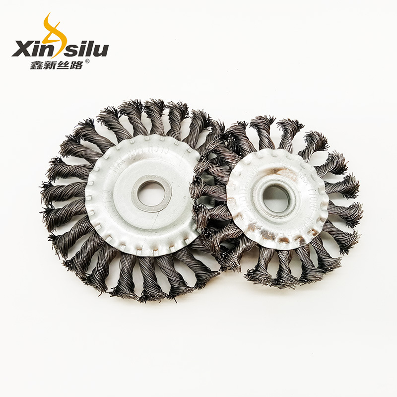 Twisted Stainless Steel Polishing Wire Wheel  for Rust Removal