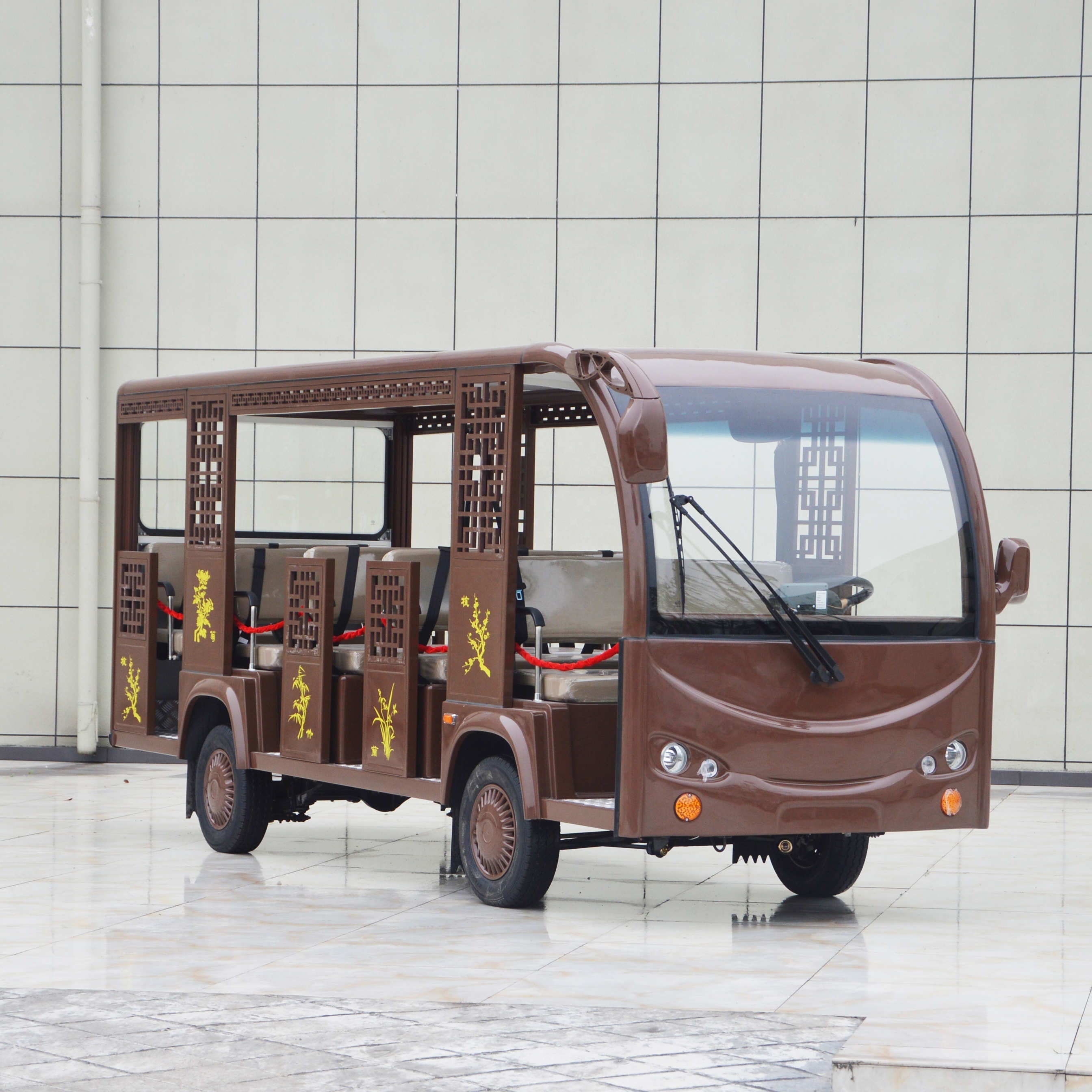 14 Seat Sightseeing Electric Mini Bus For Park