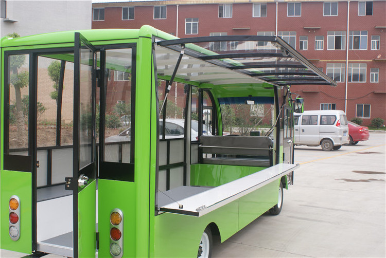 electric fast food truck equipment hot dog vending cart ice cream push cart food car of SUEGE