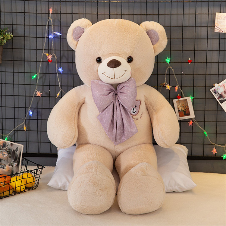 Factory Wholesale Soft Teddy Bear Customized Giant  Colorful Plush Pillow Unstuffed Teddy Bear Promotional Plush Toy Skins