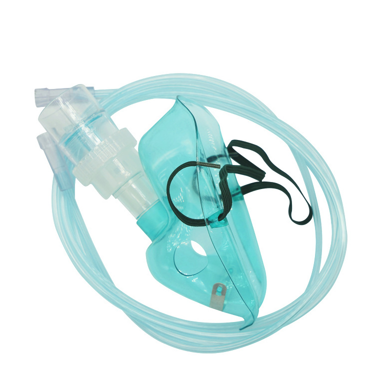 Medical Breathing Oxygen Grade Pvc Nebulizer Mask With Tube 6cc Cup Machine For Kids