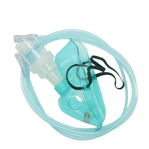 Medical Breathing Oxygen Grade Pvc Nebulizer Mask With Tube 6cc Cup Machine For Kids