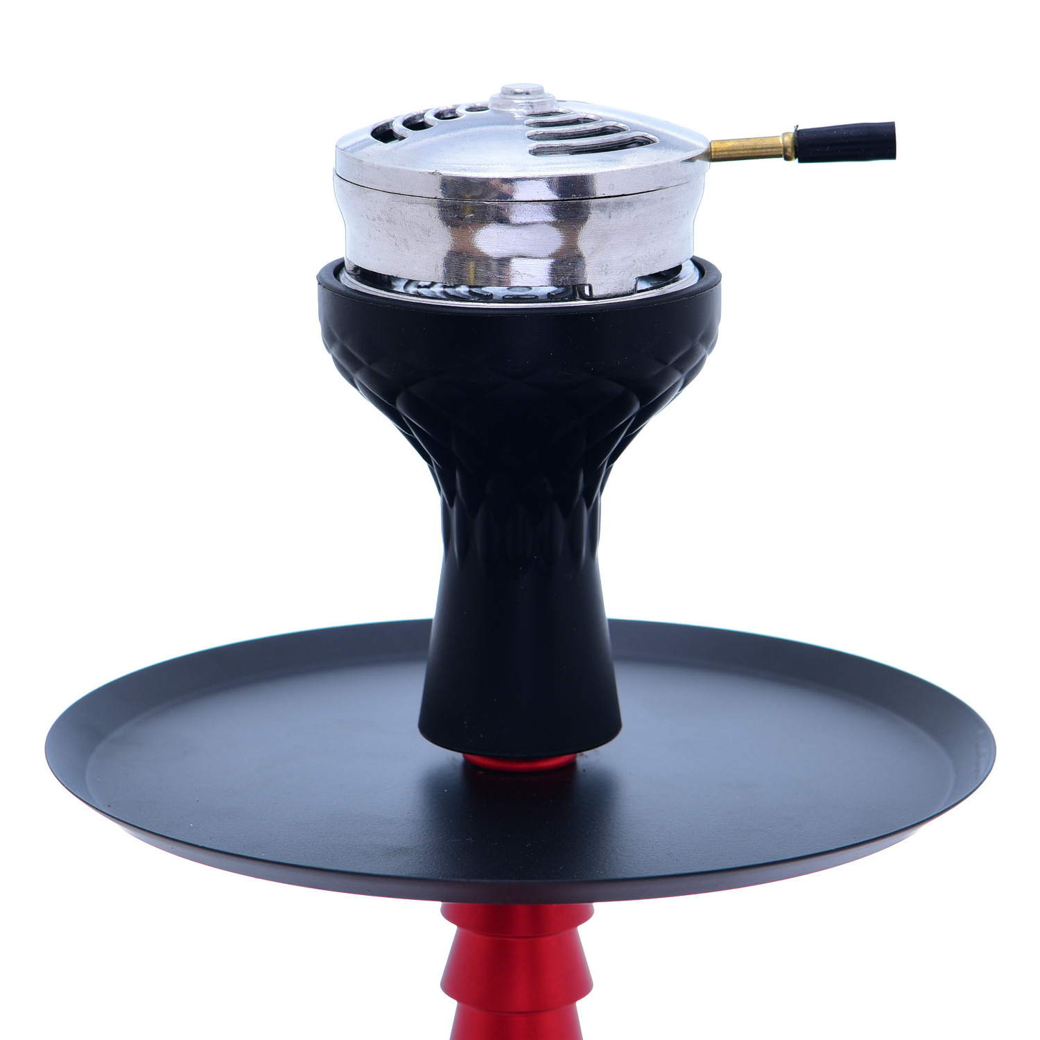 Hookah Head Silicone Wrapped Six Holes Shisha Charcoal And Stainless Steel Hookah Shisha Bowl Germany Hookah Coal holder