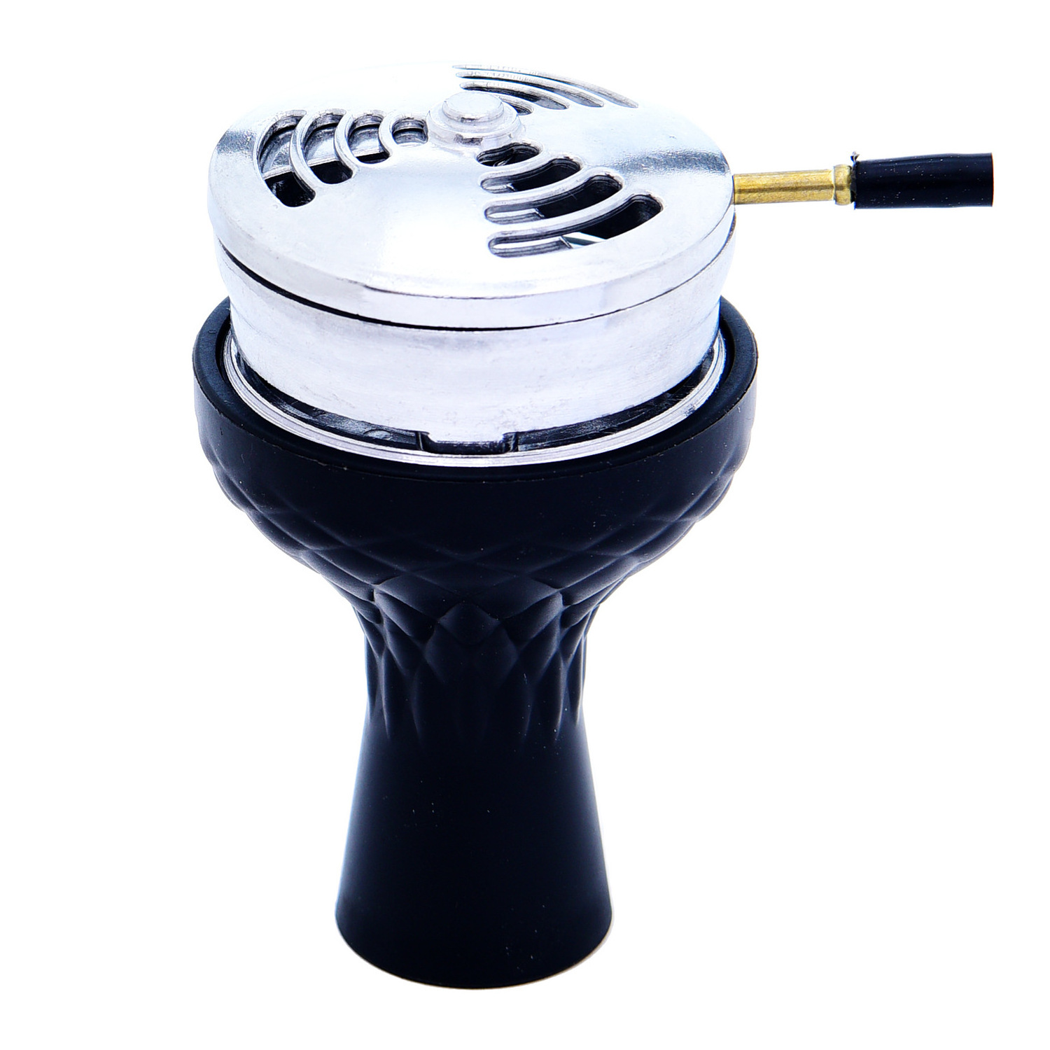 Hookah Head Silicone Wrapped Six Holes Shisha Charcoal And Stainless Steel Hookah Shisha Bowl Germany Hookah Coal holder