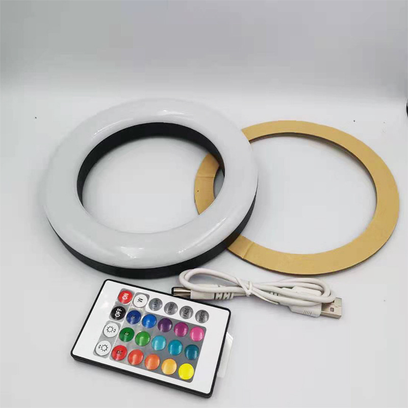 2023 New Chicha Narguile Colorful LED Hookah Lights Show Shisha Ring Lamp Magnet Adsorption for Hookah with Remote