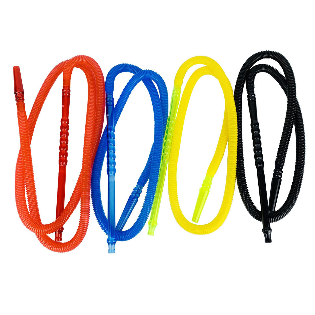 Wholesale Cheap Hookah Hose Eco-Friendly Custom Color Plastic Disposable Black Shisha Hookah Plastic Hose