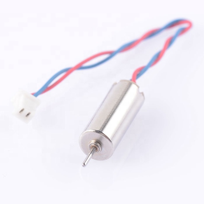 Coreless Motor DC 3V 45000RPM 8.5 x 20mm Micro Brush Motor with 1 Black Helicopter Propeller for Quadcopter Drone Model FPV DIY