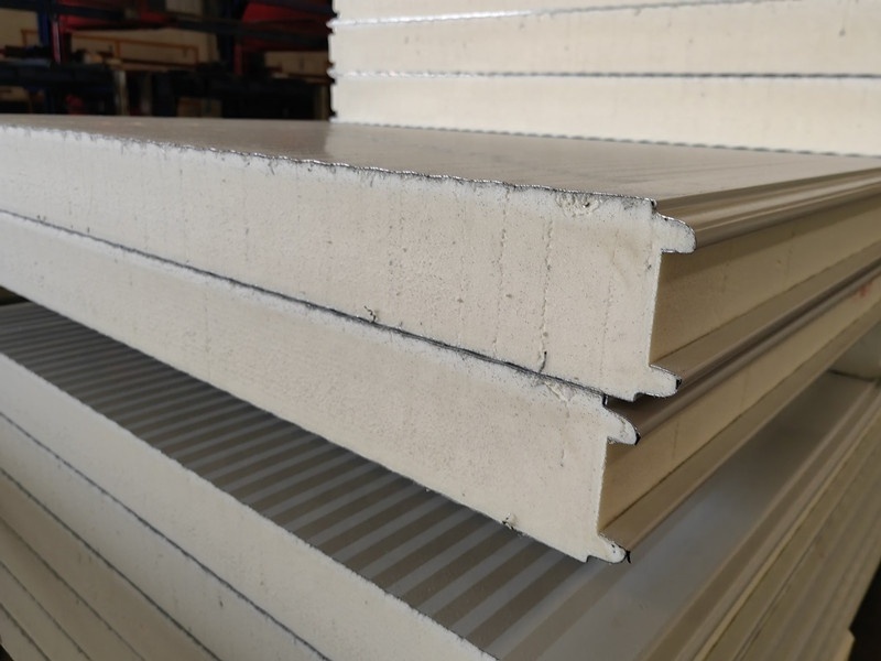 100mm Insulated Metal PU Roof Panel Poliuretan Polyurethane Sandwich Panel Cold Room Pir Wall Panel