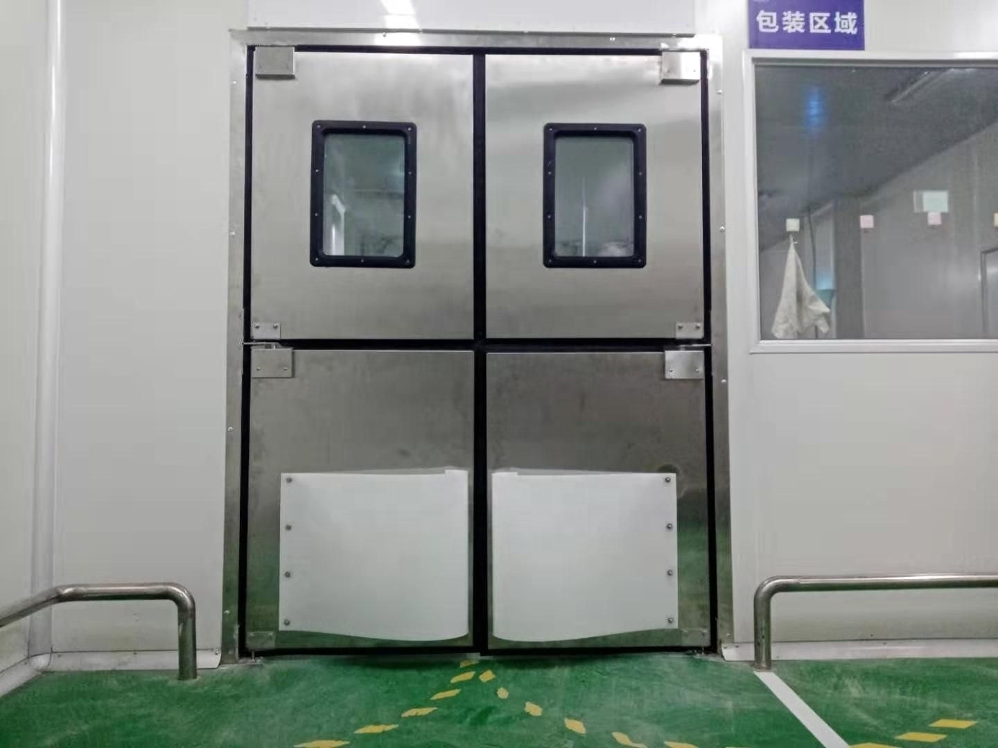 Industrial Warehouse Anti Collision Free Door Heavy Duty Interior ABs Impact Crash Swing Door for Supermarket